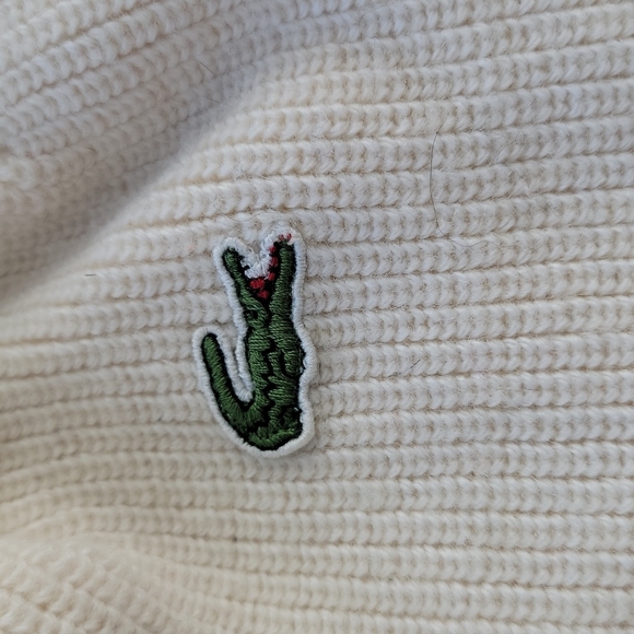 Lacoste white beanie - Picture 8 of 8